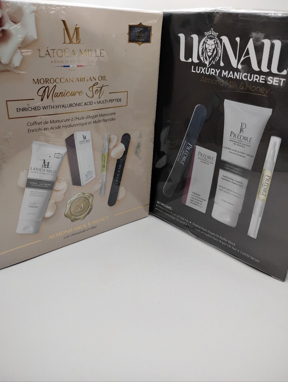 2 Luxury Manicure While Sets 1 Is A Moroccan Argan Oil Manicure Set V